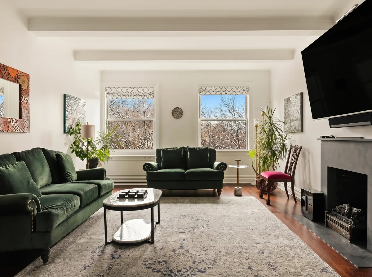 Living room, as it is today